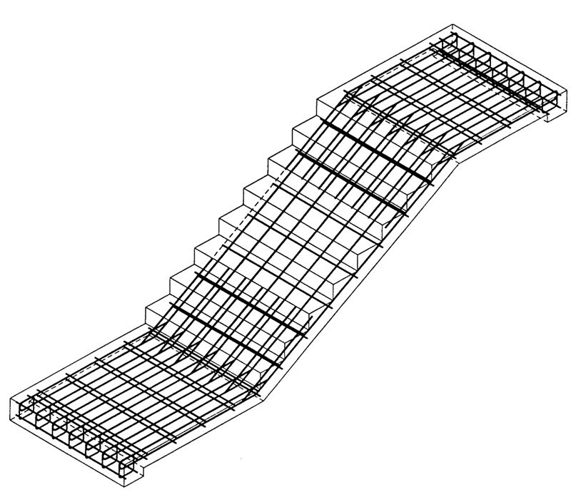 Расчет стоимости бетонной лестницы